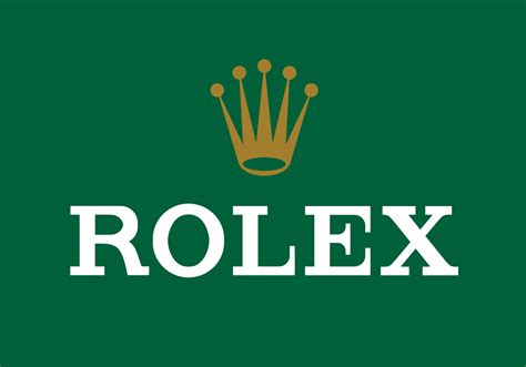 rolex logo green and gold.